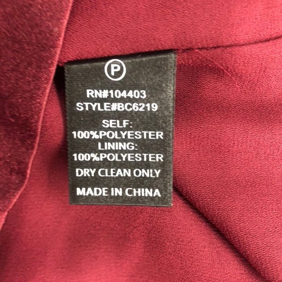 J.O.A Los Angeles Wine Asymmetrical Halter Dress - Picture 7 of 7